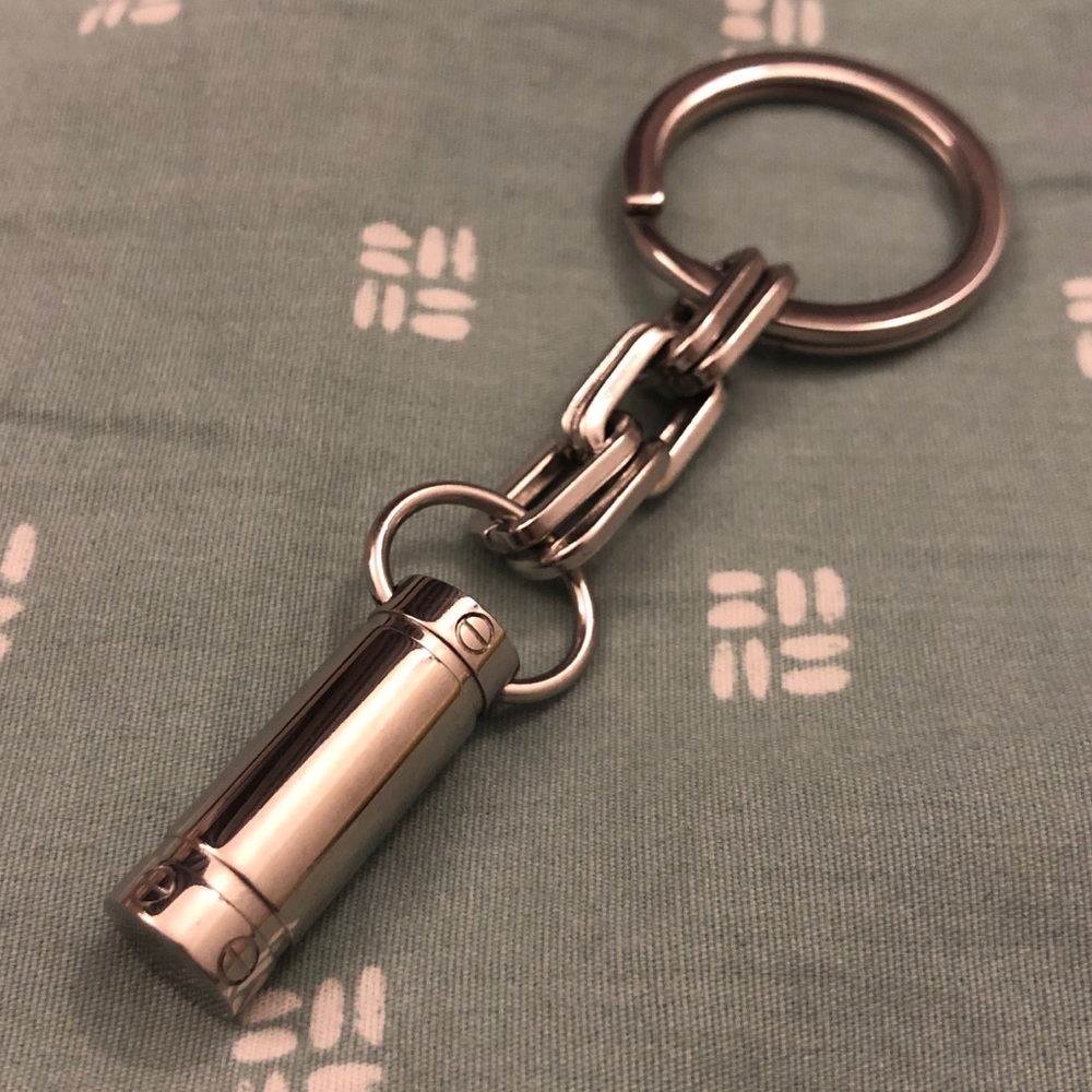 Cartier Love Bracelet Screw Key Ring Necklace